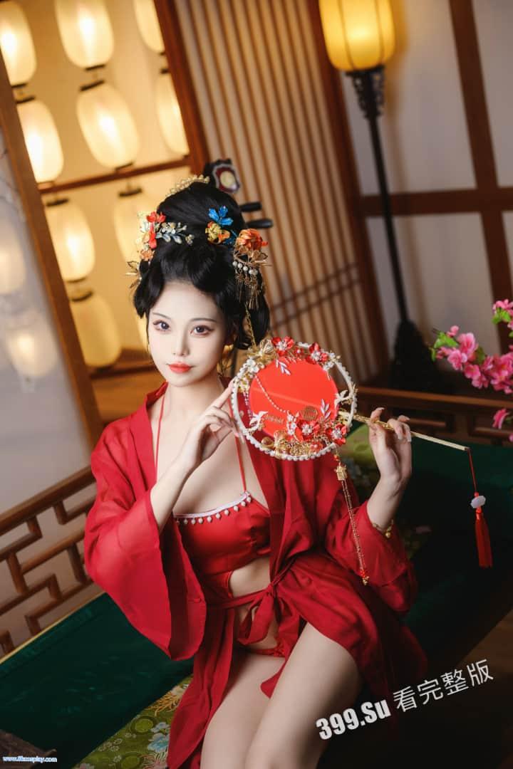 推特微博 #蜜汁貓裘 作品 「唐宮夜宴」生动地展现了唐朝独有的美学风范！（61p+1v 私拍完整版）-42