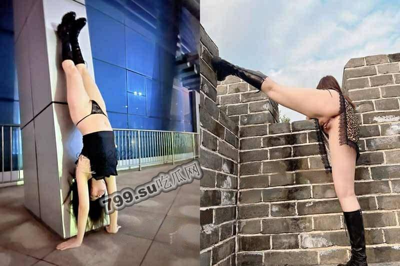 《重磅推荐》推特无敌反差小母狗「狗婷」极限公众场所露出-38