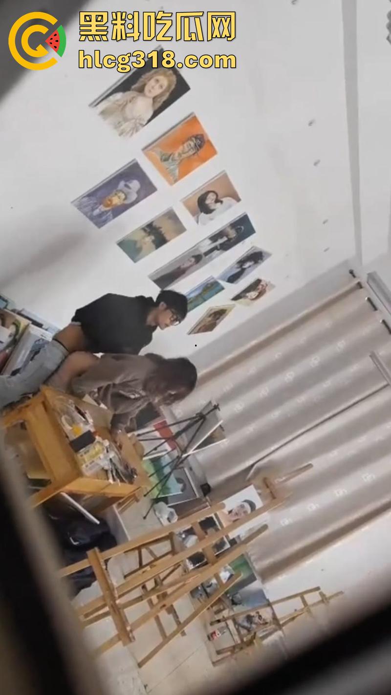 烟台画室师生偷情, 烟台科技职业学院画室,女老师勾引帅学生,激情后入撞击翘臀疯狂输出!-6