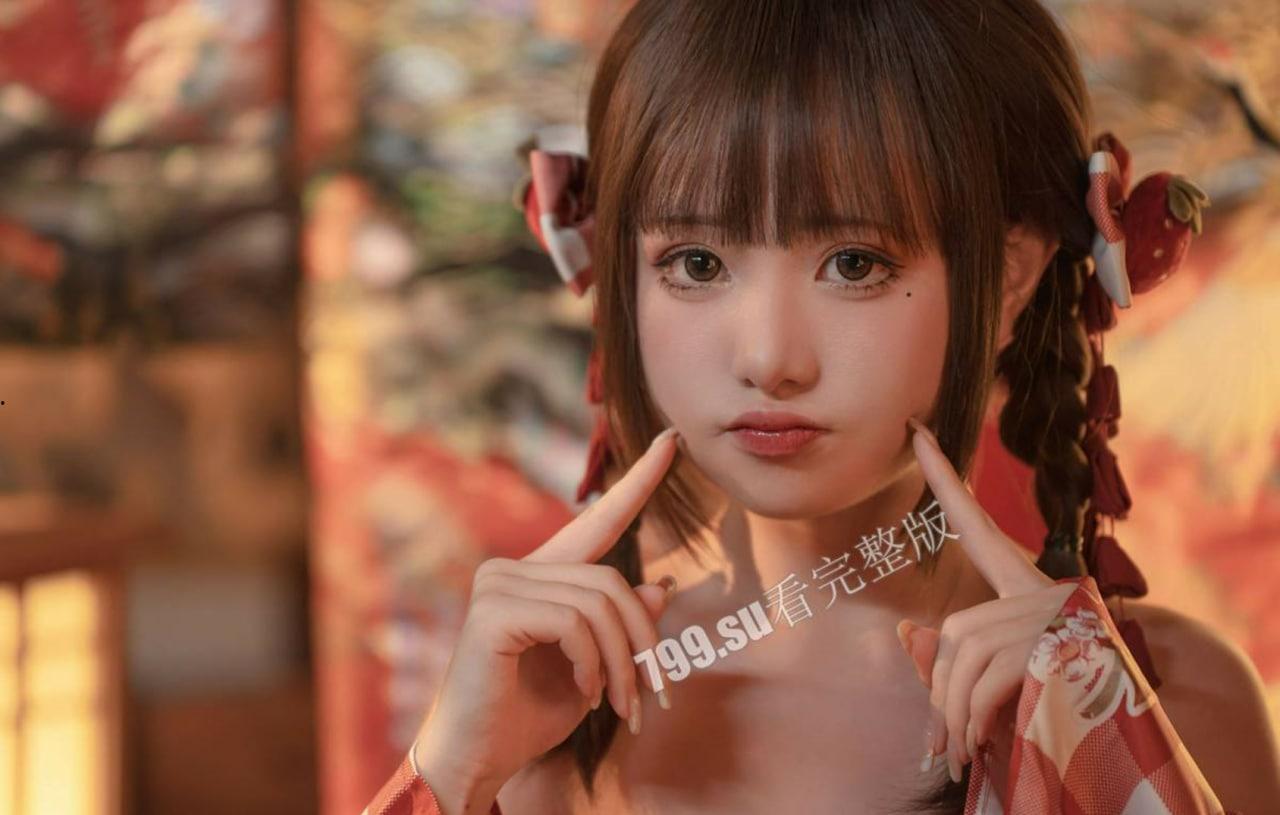 【独家精选】爆机少女「喵小吉」 cosplay 写真 套图 之《灼灼其华》-56