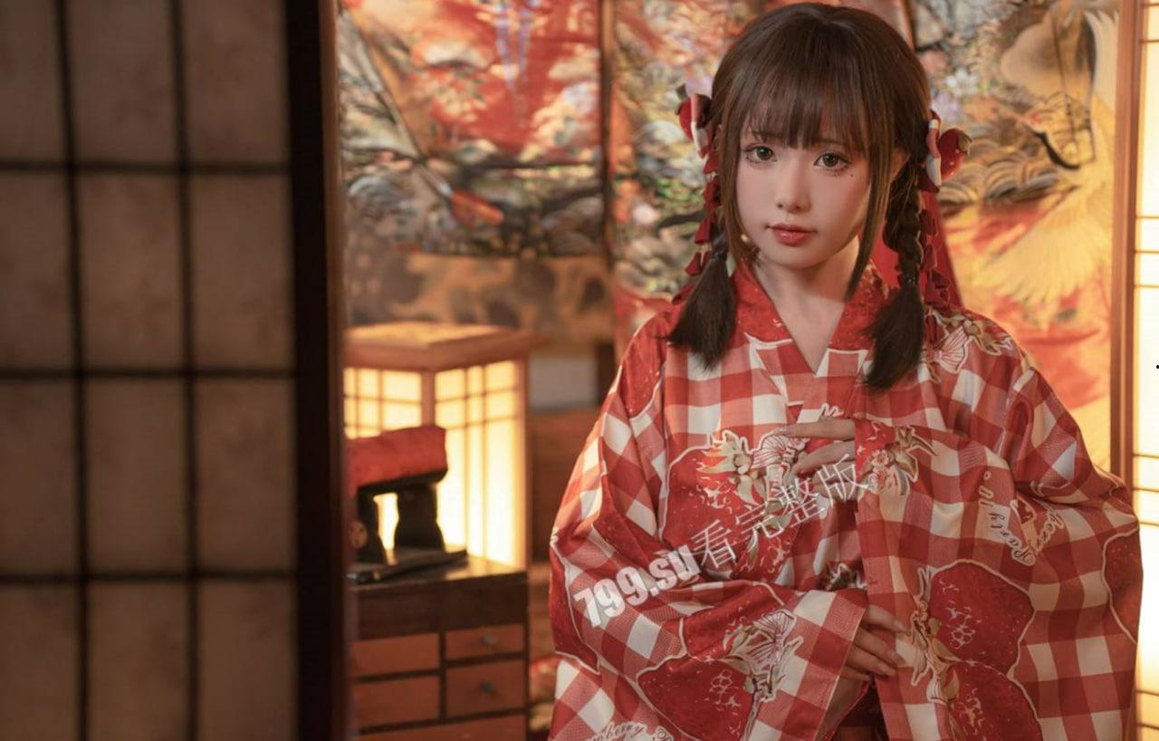 【独家精选】爆机少女「喵小吉」 cosplay 写真 套图 之《灼灼其华》-58