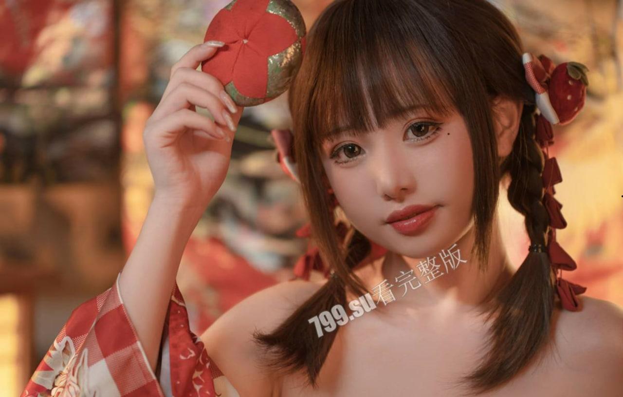 【独家精选】爆机少女「喵小吉」 cosplay 写真 套图 之《灼灼其华》-85