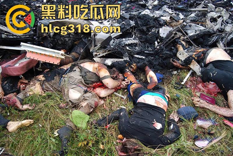 暗网流出尸海现场!马航MH17空难,遍地尸骸裸体女尸触目惊心,航空公司内部罕见画面胆小勿入!-1