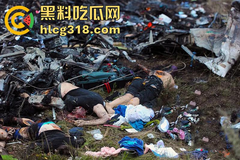 暗网流出尸海现场!马航MH17空难,遍地尸骸裸体女尸触目惊心,航空公司内部罕见画面胆小勿入!-3