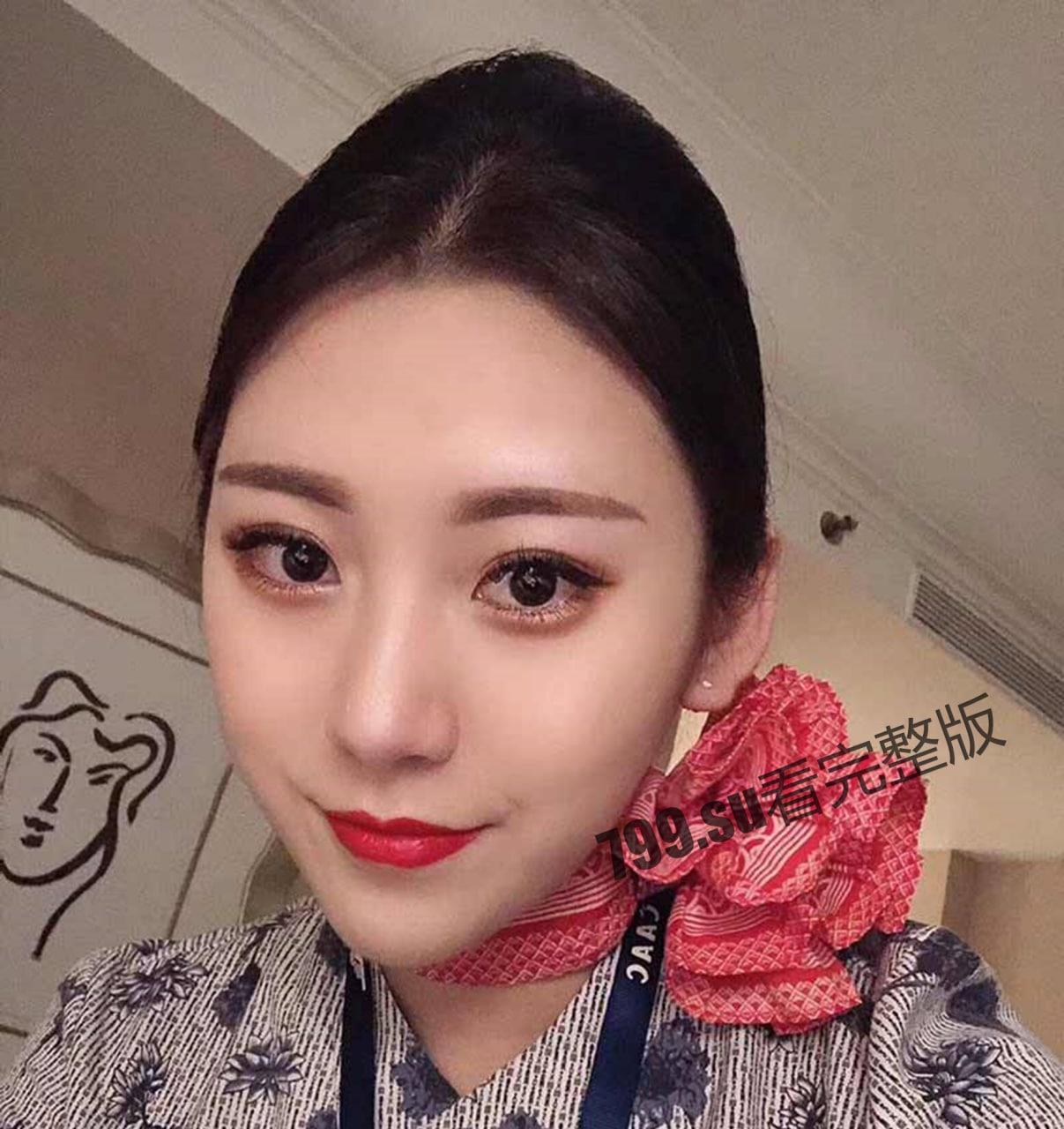 【网曝门事件】超靓东航空姐 韩 X 和男友性爱私拍流出-7