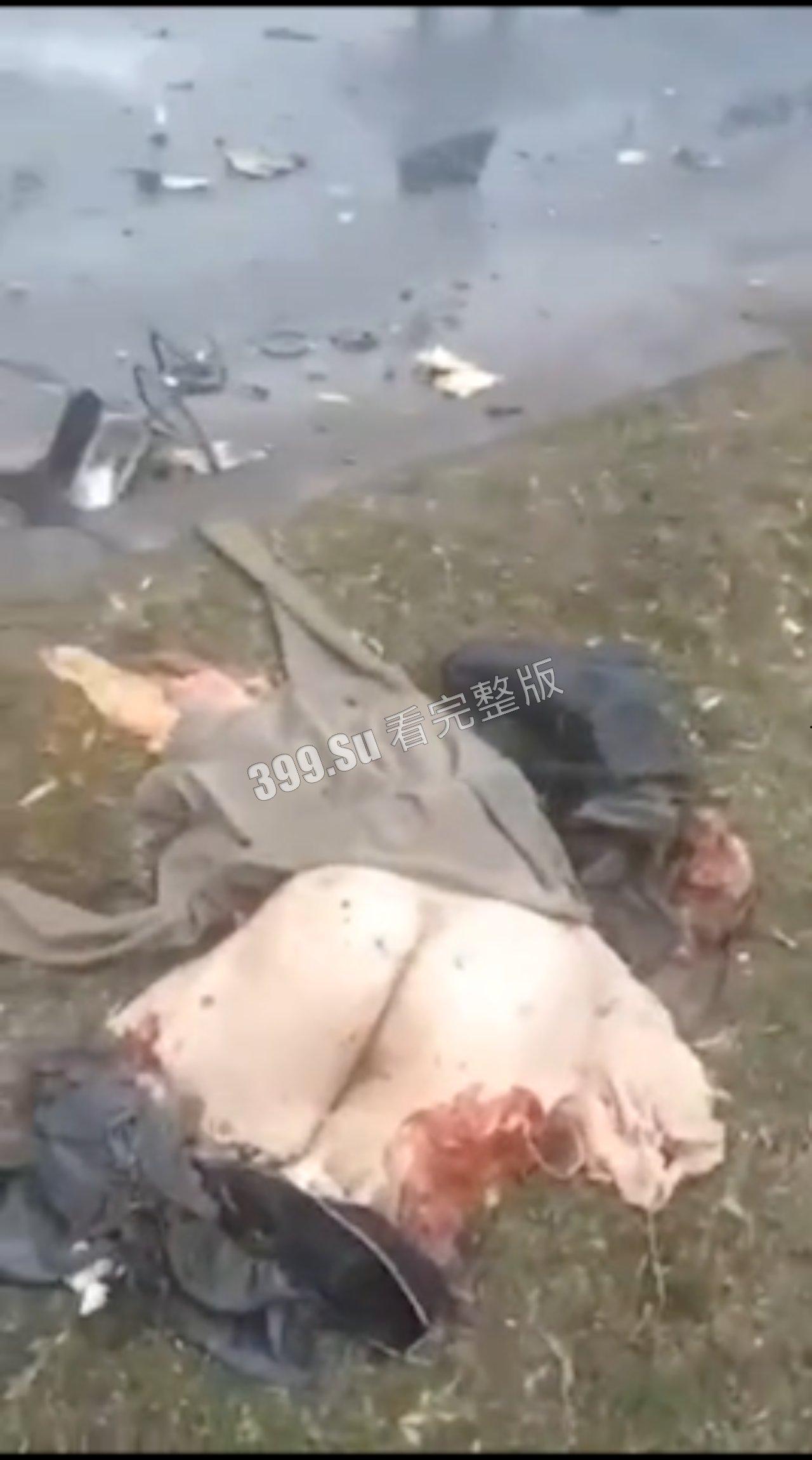 俄乌战争第一视角实录合集 现场只能用惨烈来形容 能留全尸的便算是幸运了 心理承受能力低的瓜友 勿点!!-8