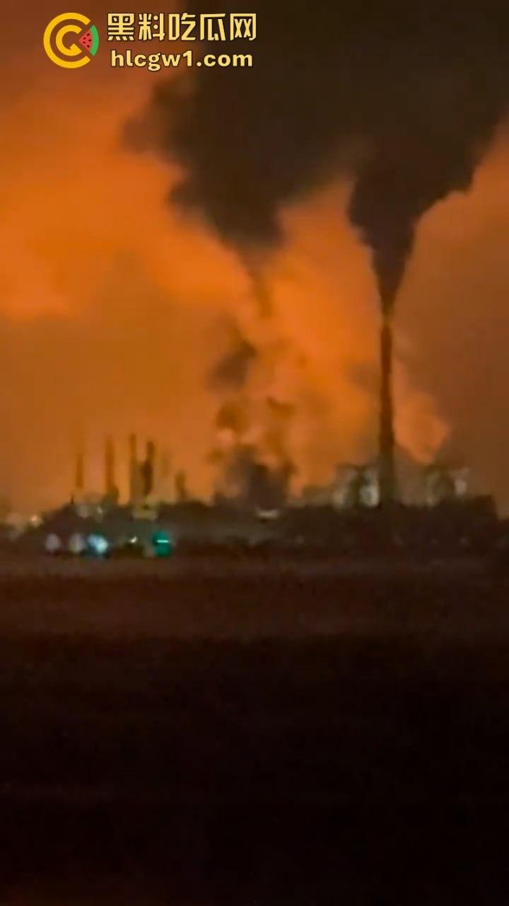广东惠州大亚湾石化区核电站火光冲天 现场实拍视频流出 这是爆炸还是日出啊？-11