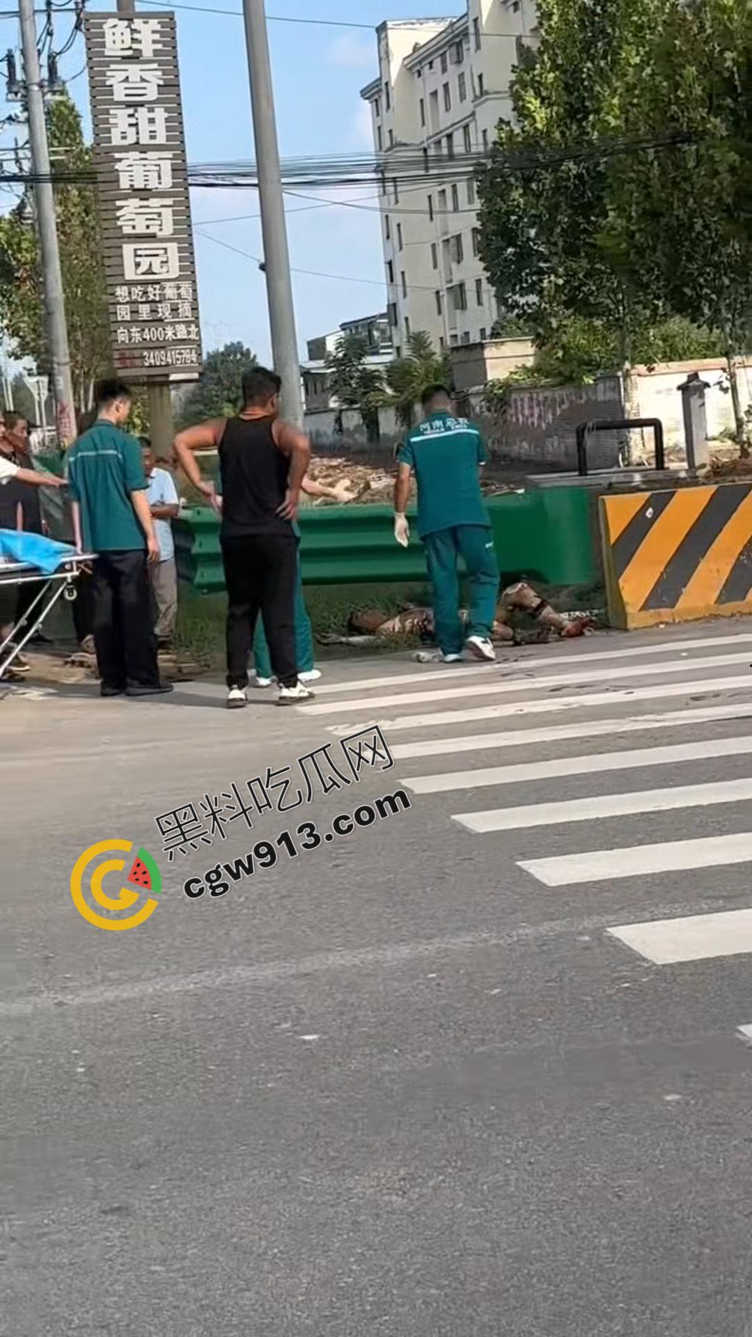 悲剧瞬间!河南商丘公路车祸,大货车烈焰吞没,司机惨遭活活烧焦-11