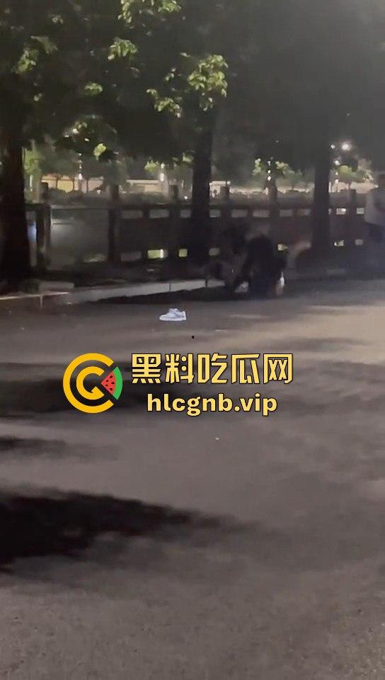 广西两精神小伙为爱街头打架，鞋子都飞了！旁边还有人敲锣打鼓助威！-7