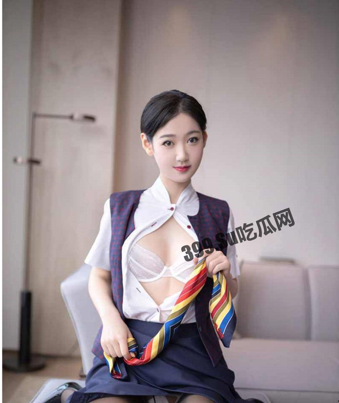 秀人网性感女神 唐安琪 演绎最美国航空姐 呻吟骚叫 揉逼露鲍 急需灭火！-10