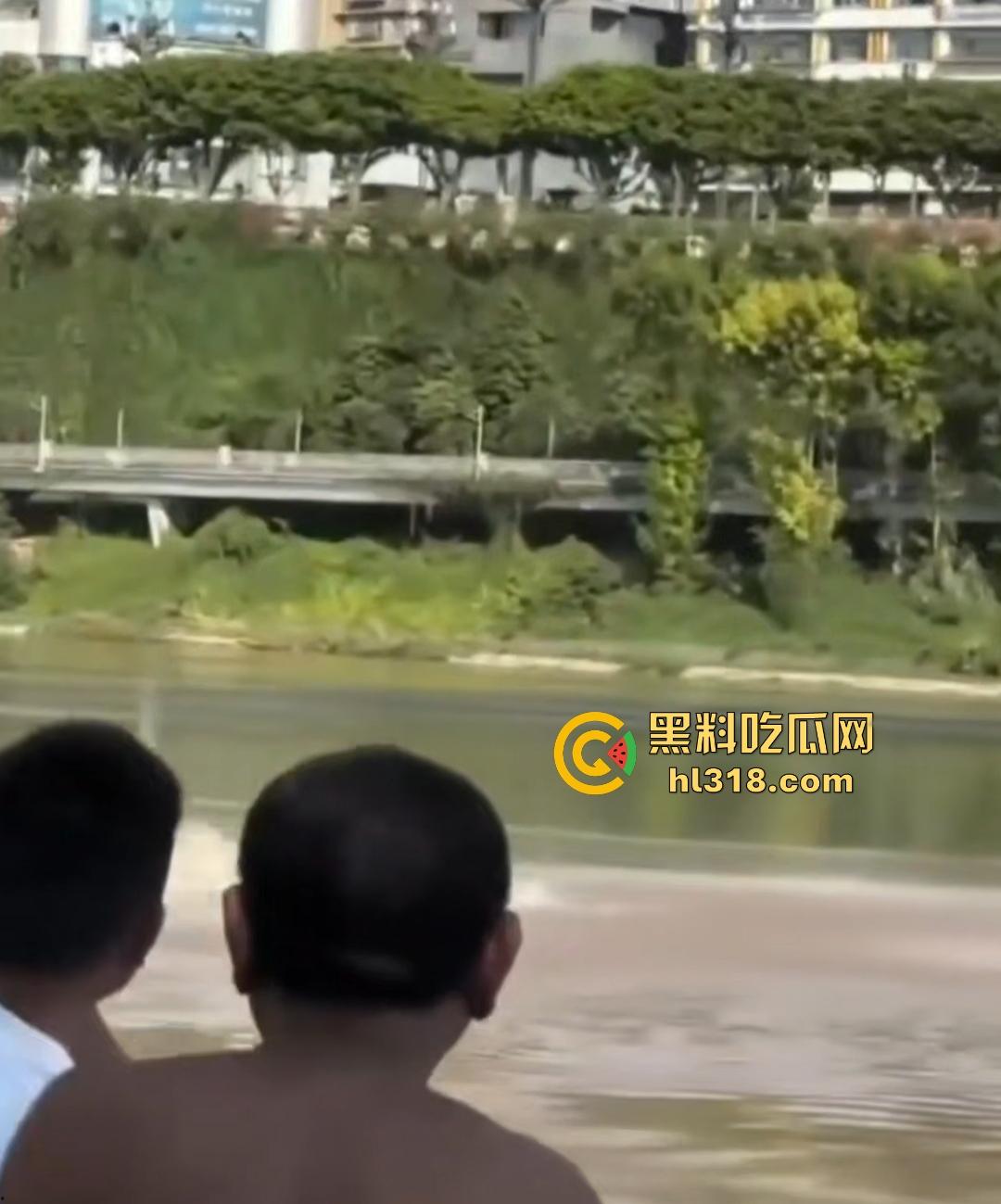 宜宾南门大桥惊魂跳河！黄河波浪敲响生命警钟，黄金30秒生死救援捡回一条狗命！-4