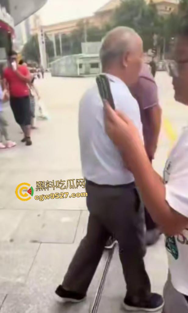 河北麦当劳门口集美发癫，对着大爷拍照，大爷拉了一把说别拍我，然后坐地上撒波打滚，真是泼妇啊！-4