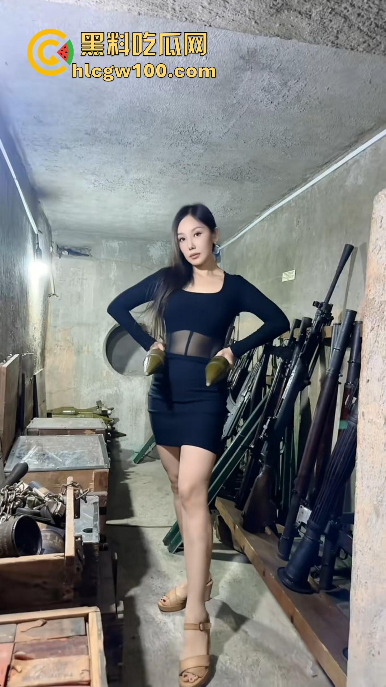 抖音巨乳网红【小厨娘美食记】惊悚回归，越南地下室视频曝光，军火库细节疑似绑架性奴案！-18