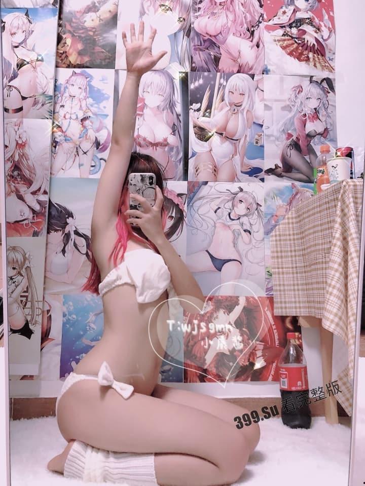 推特 #小鹿酱 洛丽塔露脸福利姬  粉嫩小骚穴双洞齐开  土豪私人定制课堂上穿JK自慰（精选私拍65P+12V合集）-50