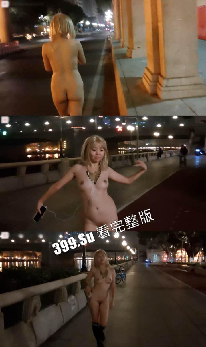 推特 婷婷 广州闹市街头全裸露脸逛街 扰乱交通秩序 引男女老少驻足拍照 太抽象了-3
