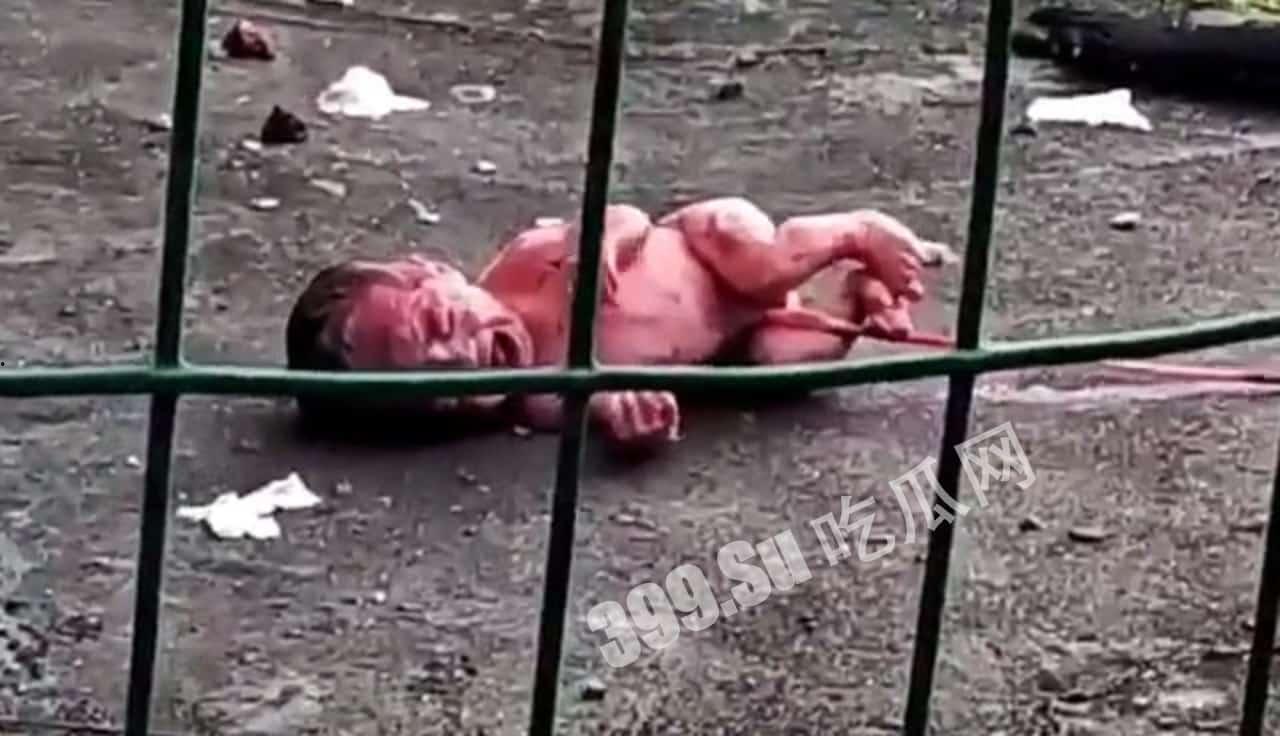 #弃婴 谁家小孩？脐带还连着就被从楼上扔下 网传#广西工业职业技术学校-2