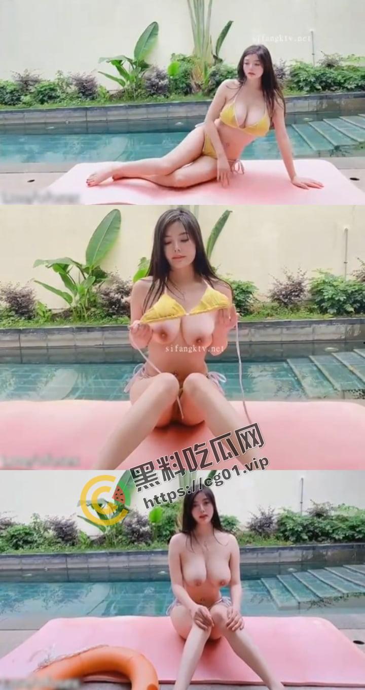 秀人网 网红模特 #林美惠子 长相甜美的巨乳反差嫩模 大尺度露脸私拍流出 脸穴同框9v合集-6