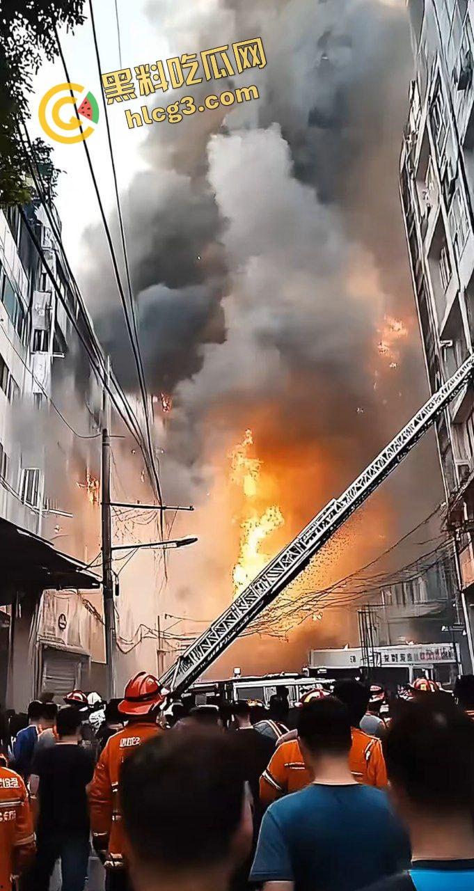 广州白云一仓库燃爆!火舌肆虐 浓烟滚滚 惊现小火人 致5人受伤!-5