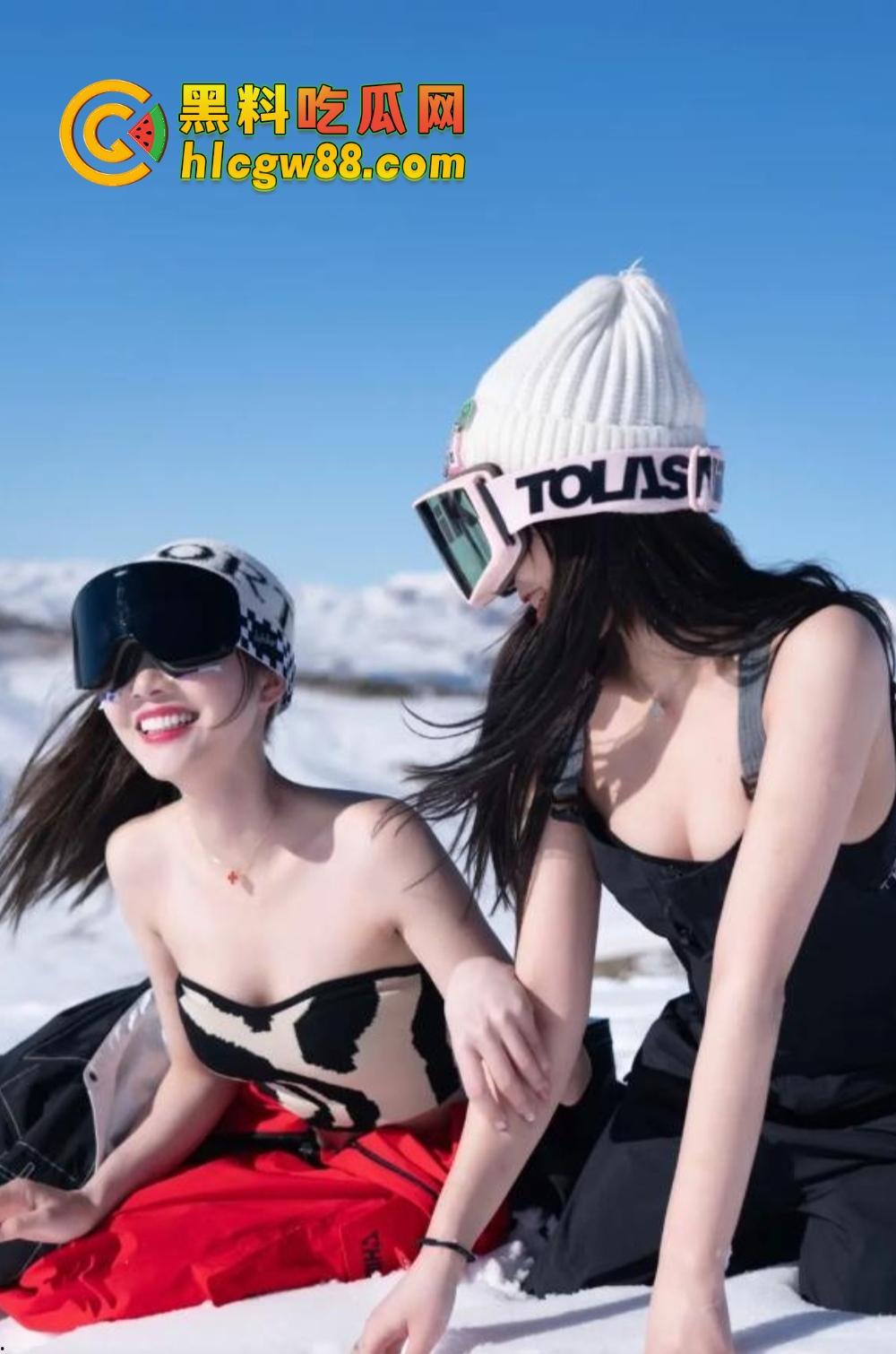 骑行媛已成历史，滑雪媛2025年全面上线，云顶滑雪场美女云集，白天滑雪，晚上开房身上滑！-14