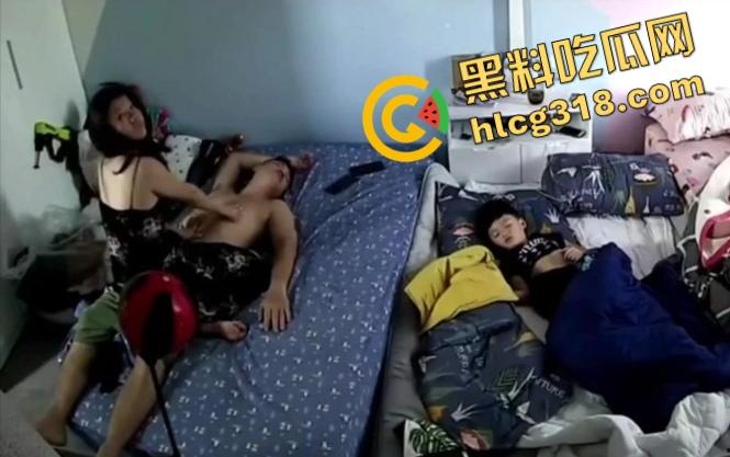 监控流出美少妇午休主动骑上丈夫要公粮,结果他睡得像死猪,儿子翻身险些撞上,枕边风都吹不醒的男人!-10