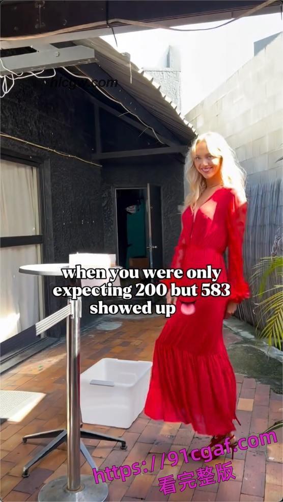 超模 Annie Knight 极限挑战6小时与583人激情性爱,男宠们排长队轮番上-1