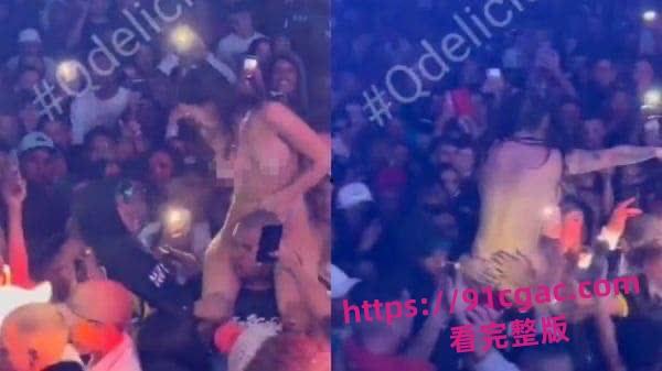 巴西女歌手皮波基尼亚演唱会大乱！丁字裤入观众群，男粉失控狂摸胸臀！-6