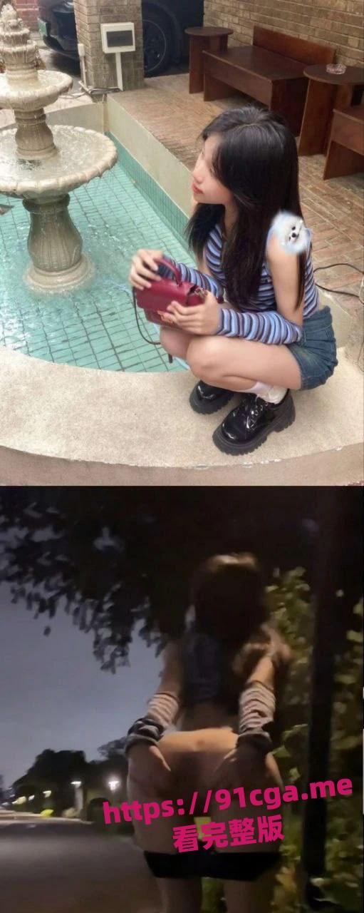 广州应用科技学院24级英语4班 徐家淇与男朋友在学校草丛野战曝光#草丛约会#学生性爱#野战-7