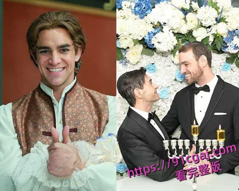 新版还珠格格男主班杰明堕落AV界！上演同性三人大战！如此劲爆反差超乎想象-1