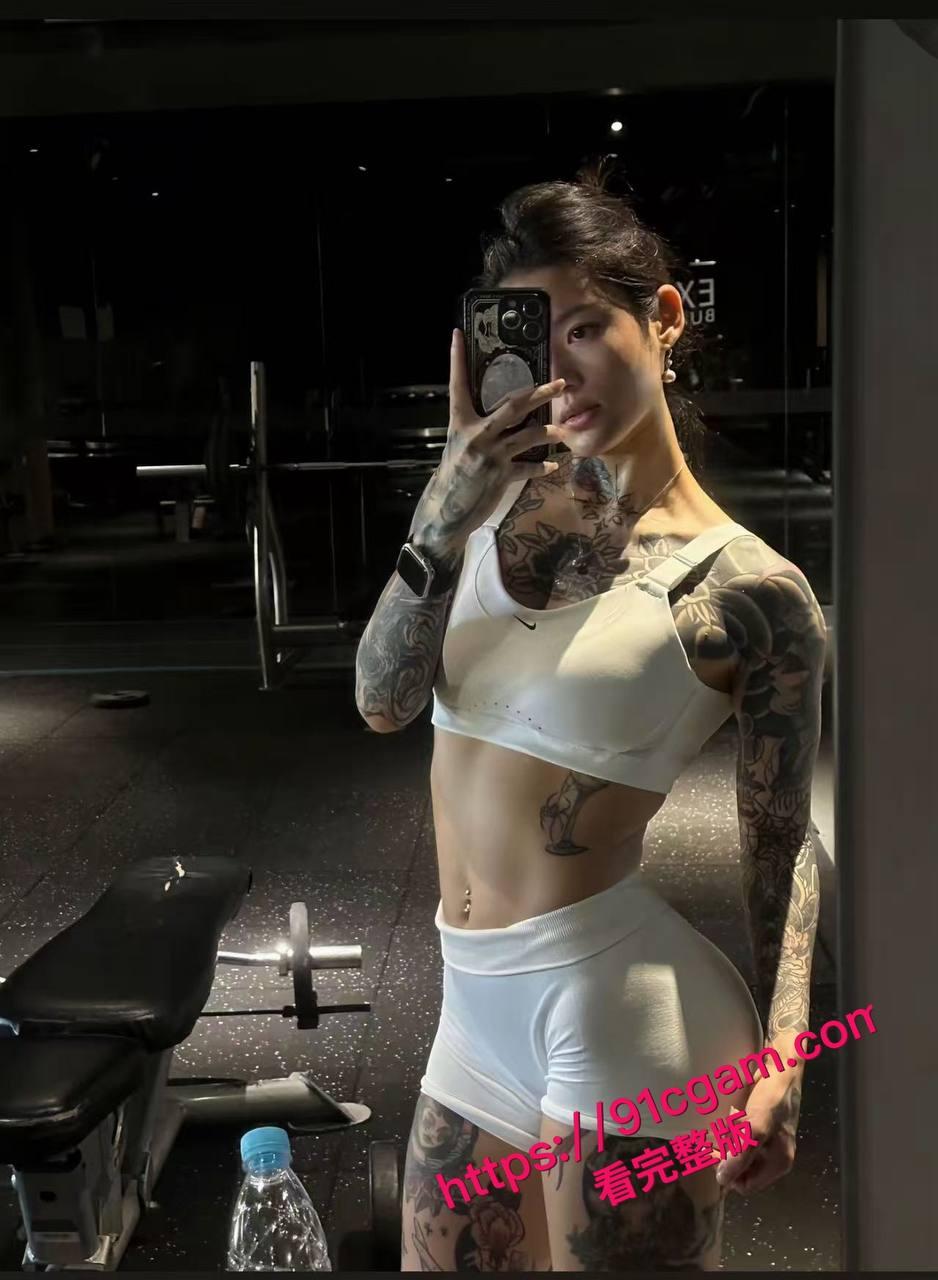 抖音健身网红符文女神 刺青阿诗 自拍自慰啪啪不雅视频曝光-3