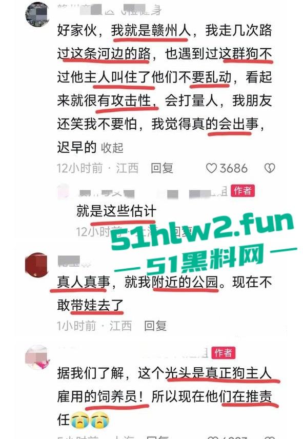 江西赣州四条大型犬公园撕咬母女原视频，狗主人拒绝赔偿系当地小老板，引起了广大网友们热议。-6