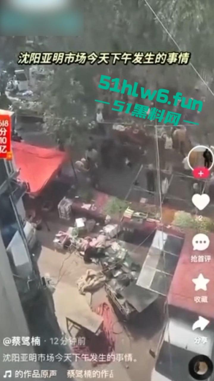 辽宁沈阳发生灭门惨案，在天山路亚明市场为争夺卖菜摊位产生冲突，男子拿猪肉刀当街杀害一家三口。-5